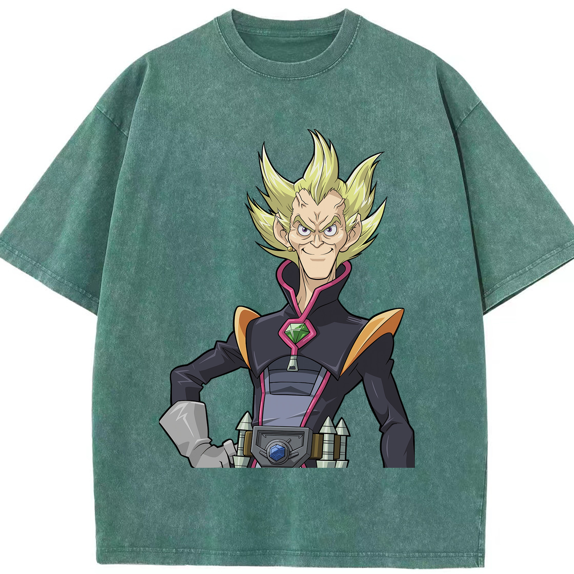 （画像用） 遊☆戯☆王 Yu-Gi-Oh! 綿100% ヴィンテージ風 半袖Tシャツ（フロントプリント）
